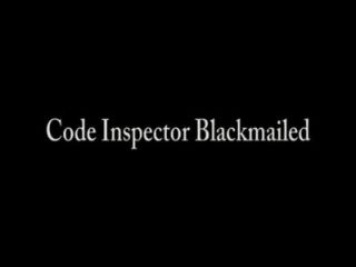 Код инспектора шантажировали