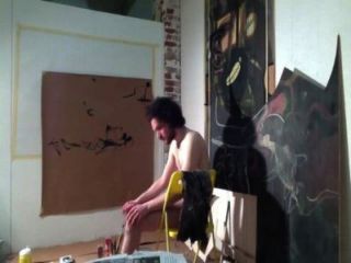 действия картины художника рисовать с его членом (Arte Del Cazzo)
