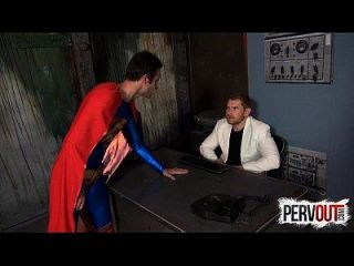Супермен гей с двойной командой