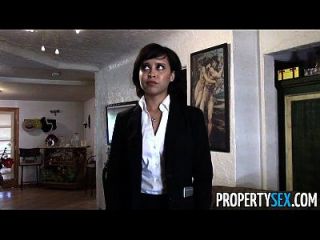 propertysex cute агент по продаже недвижимости делает грязное видео секс с клиентом