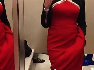 1 нью красное облегающее платье.