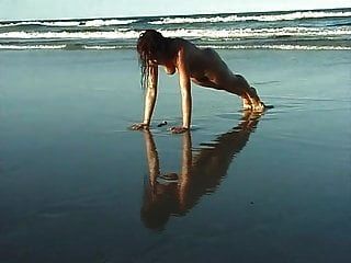 пляж йоги